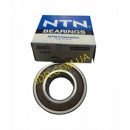 JDR - Підшипники кулькові NTN 5208SCLLDC3/2AS (JD10473) DE19310, 3208-2RSC3 x3651